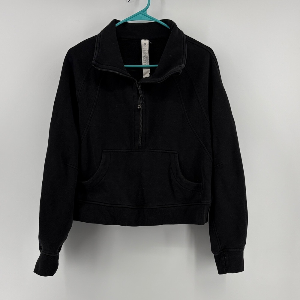 lululemon athletica Black Half-Zip Sweatshirt